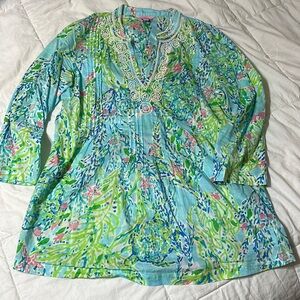 Lilly Pulitzer beaded top